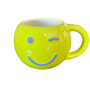 Lime Green Winking Mug